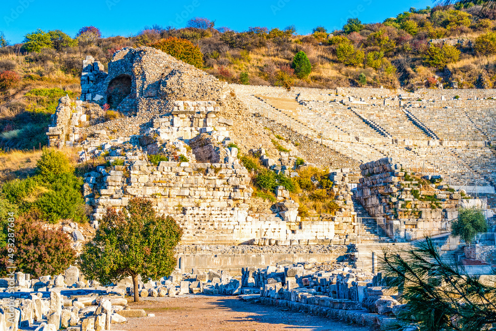 Obraz premium Entrance to the Grand Theatre of Ephesus