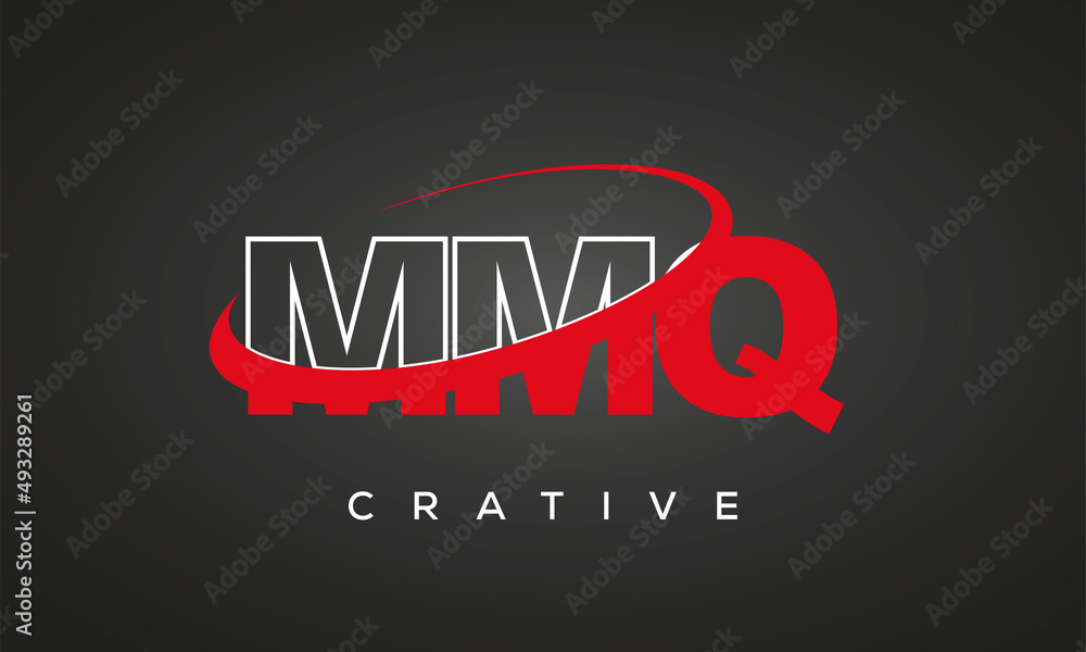 MMQ creative letters logo with 360 symbol vector art template design MMQ creative letters logo with 360 symbol vector art template design