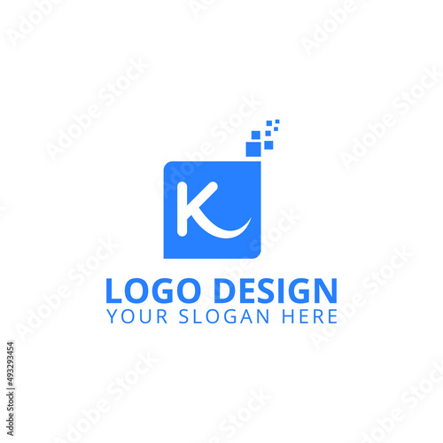 K website development logo design professional logo 