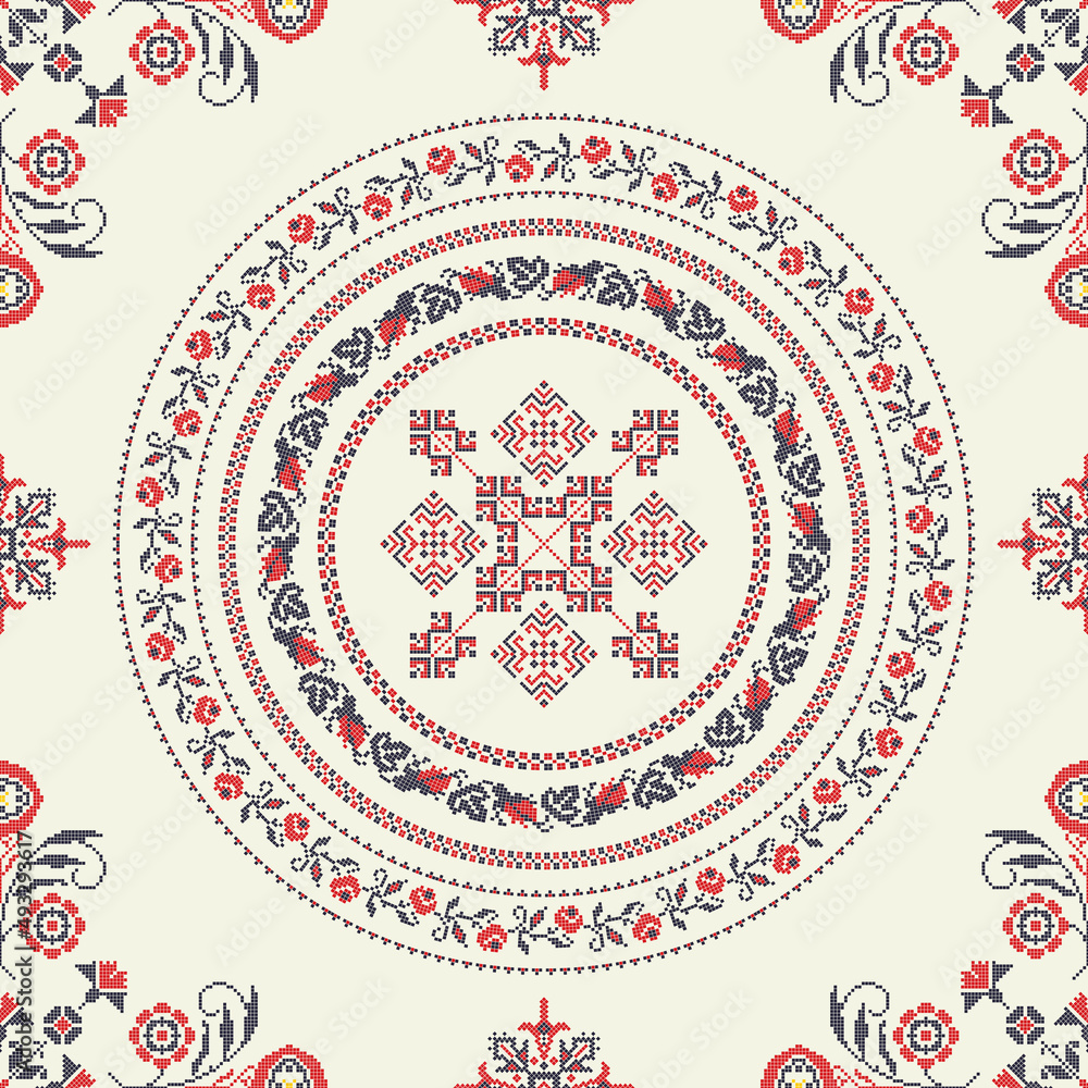 Ukrainian embroidery pattern 29