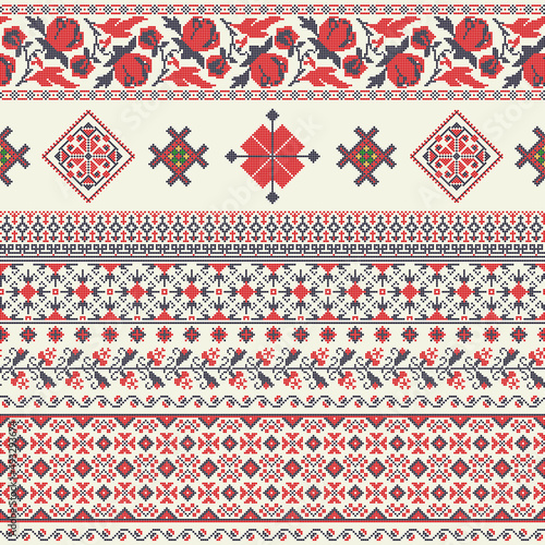 Ukrainian embroidery pattern 33