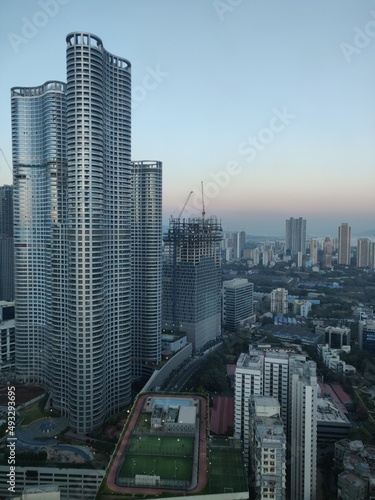 Obraz na płótnie General view Mumbai city of architecture design MARCH 15, 2022 Mumbai metro city
