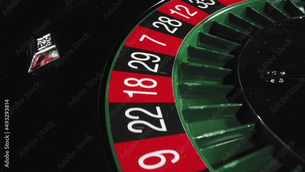 Tracking Shot Of Spinning Roulette Tracking Shot Of Spinning Roulette