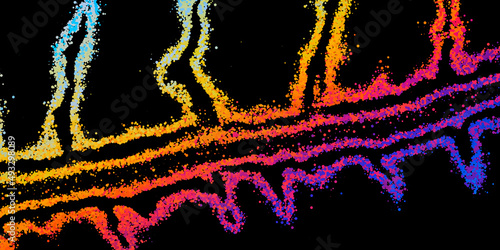 Bright abstract image in a ...