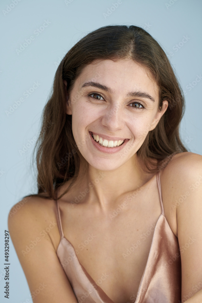 Natural portrait of a young beautiful girl at daytime Natural portrait of a young beautiful girl at daytime