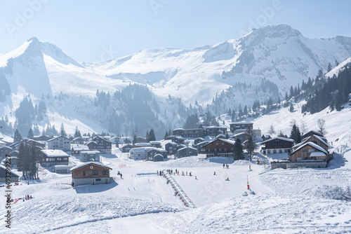 Stoos is a car-free leisure, sports and vacation resort with a fully comprehensive infrastructure and extremely varied offers for winter sports enthusiasts of all kinds. Schwyz, Muotatal, Morschach. photo
