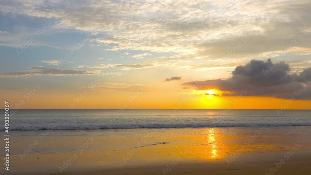 Sunset on the sea Phuket Thailand beach. Sunset on the sea Phuket Thailand beach.
