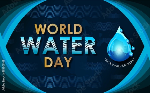 World Water Day Concept background. Every Drop Matters. Save water save life, world environmental protection concept- Environment day