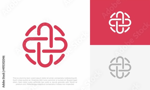 medical global logo vector icon illustration