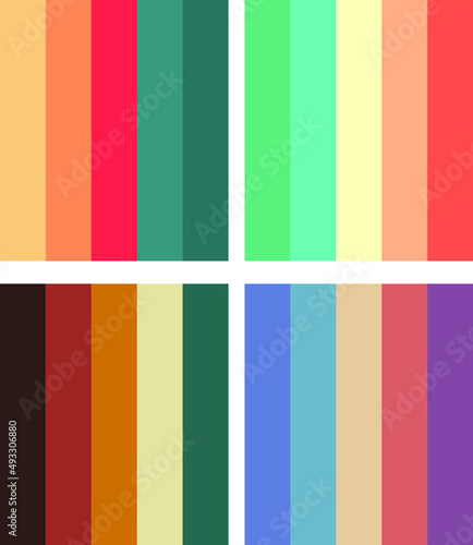 set of colorful backgrounds