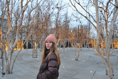 Portrait of a young woman photo