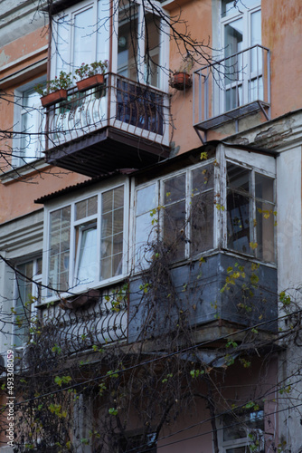 balcony of the Kyiv's street 