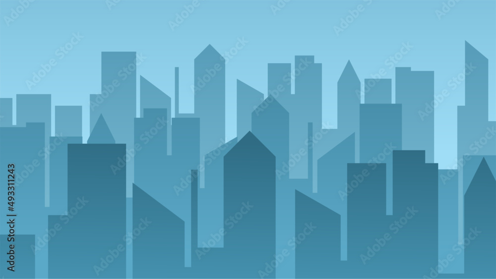 city building background