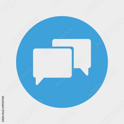 Free Download Chatting_bubble  vector icon illustration sign - GFXLoad