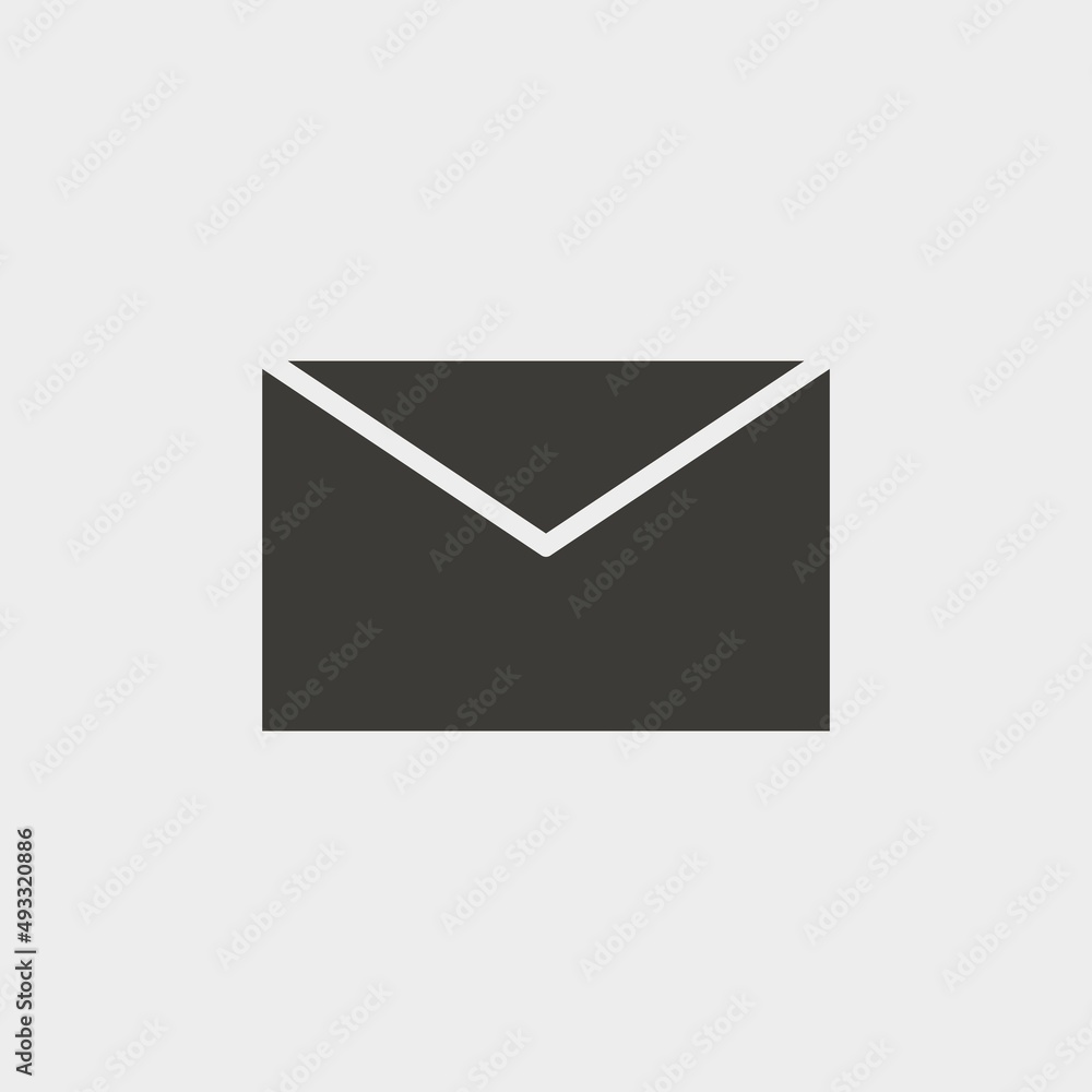 Envelope vector icon illustration sign Envelope vector icon illustration sign