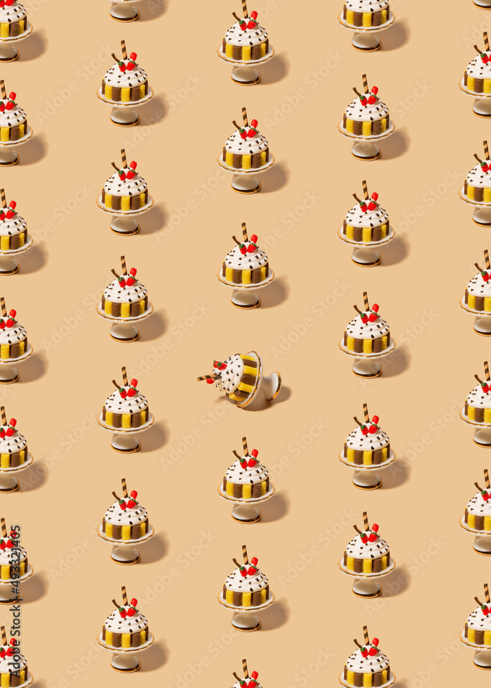 Cake miniature pattern Cake miniature pattern