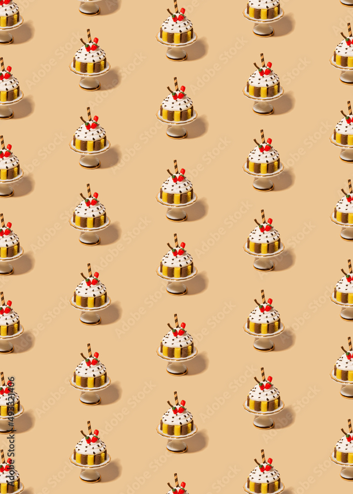 Cake miniature pattern Cake miniature pattern