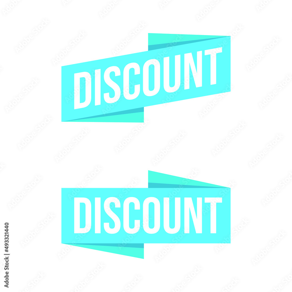 Discount Shopping Offers Products Sale Icon Label Design Vector