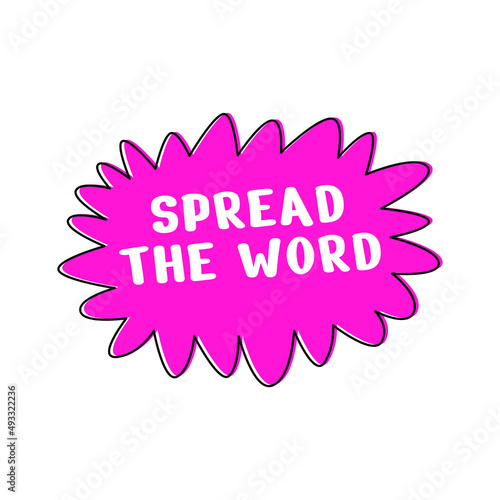 Spread the word promotion icon sign symbol design vector