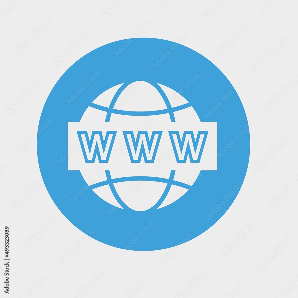 Internet_www vector icon illustration sign Internet_www vector icon illustration sign