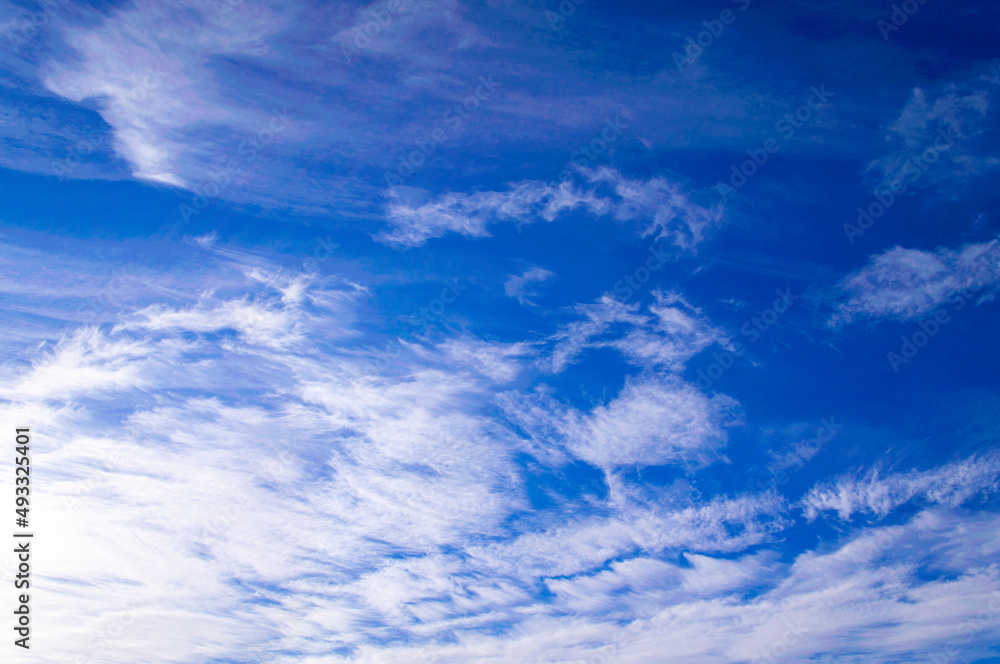 Beautiful blue sky background with white clouds for design Beautiful blue sky background with white clouds for design