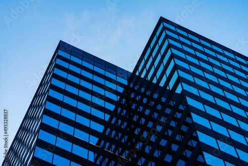 modern office buildings