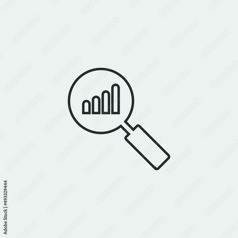 Business search vector icon illustration sign Business search vector icon illustration sign