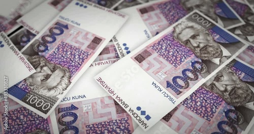 Croatia Kuna, Croatia, Kuna, Croatia Kunas, Croatian, HRK, Kunas, Croatian, money, business, economy, crisis, market, finance, banking, concept, transfer, currency, cash, background, bank, inflation,  photo