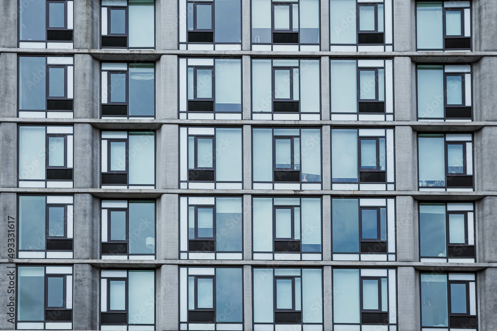 Geometry horizontal and vertical lines of a building Geometry horizontal and vertical lines of a building