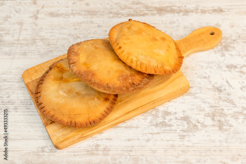 These Andean pastelitos or wheat flour pastelitos, crunchy and filled, are one of the most recognized delicacies of the Venezuelan Andes. photo