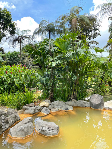 Hot thermal springs in La Fortuna.