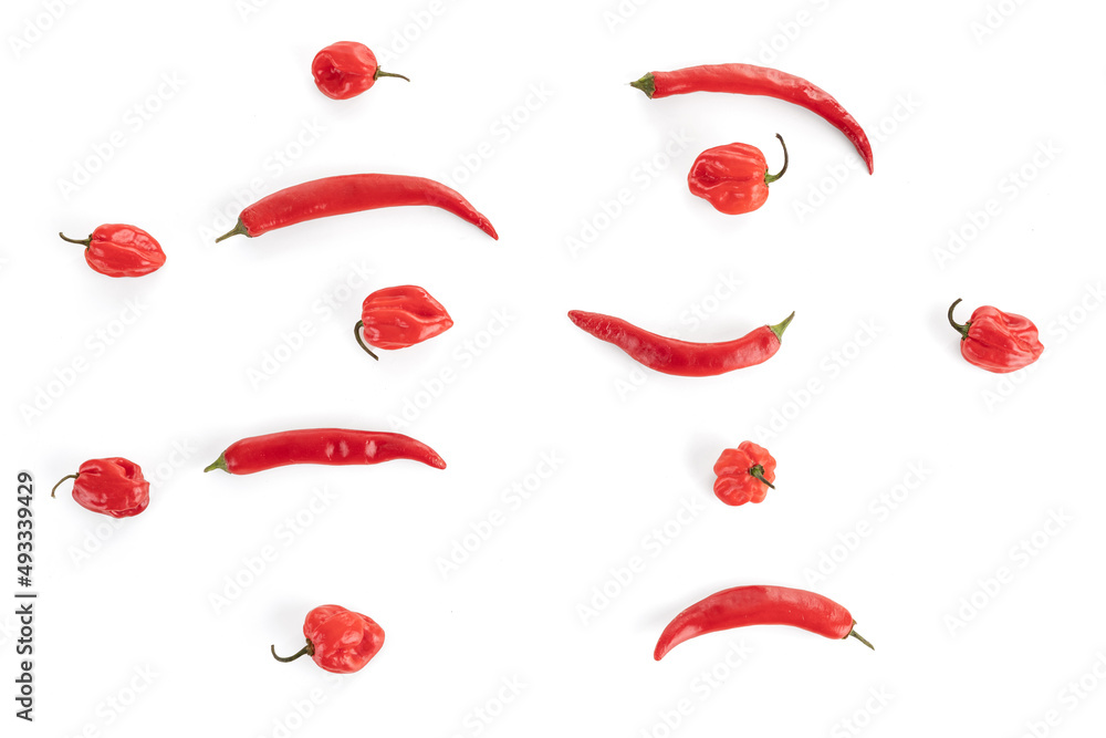 Red peppers isolated Red peppers isolated
