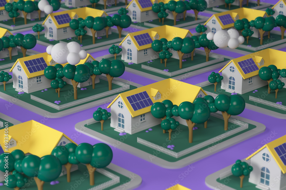 Modern and sustainable residential neighborhood Modern and sustainable residential neighborhood