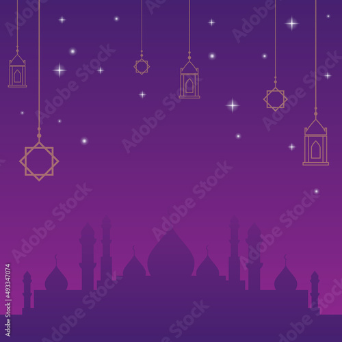 Ramadhan kareem poster banner or wallpaper