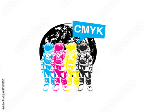 CMYK Astronaut