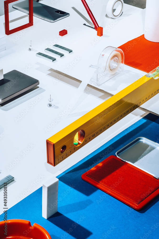 Office Supplies / Objects /Stationary/abstract set up Office Supplies / Objects /Stationary/abstract set up