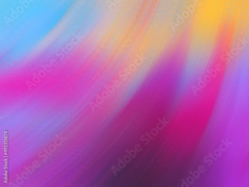 Intentionally blurred rainbow gradient in motion photo