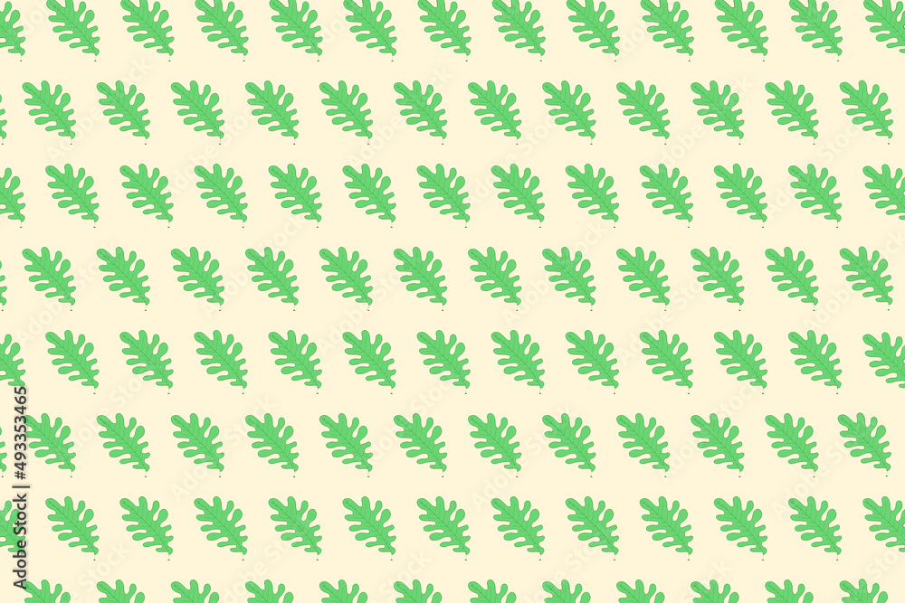 Seamless background of green leaves Seamless background of green leaves