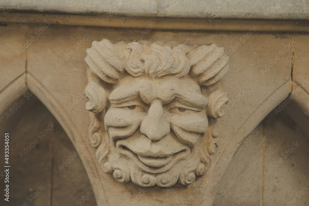 Architectural Carved Detail Gargoyle In England 002