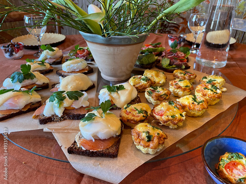 Brunch table