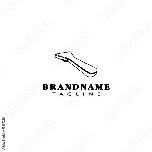 guitar case logo icon design template vector illustration