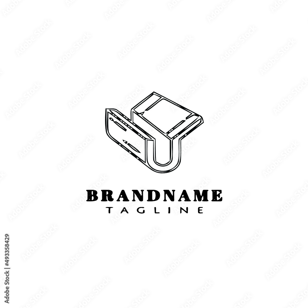 gutter logo cartoon icon design template black isolated vector illustration gutter logo cartoon icon design template black isolated vector illustration