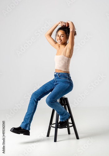 Young woman posing photo