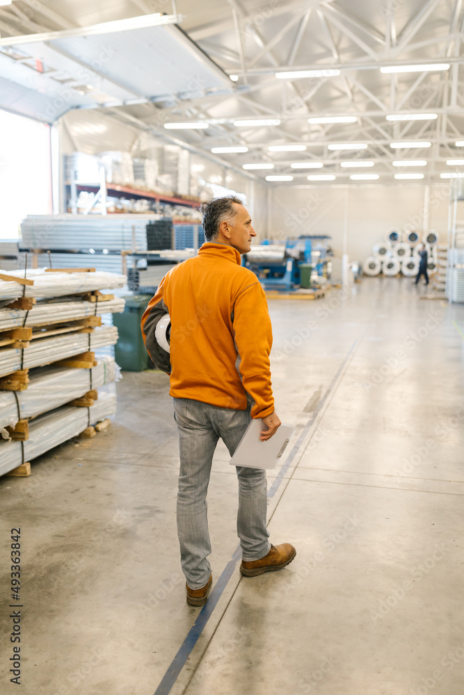 Worker In A Warehouse Worker In A Warehouse
