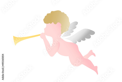 ラッパを吹く天使