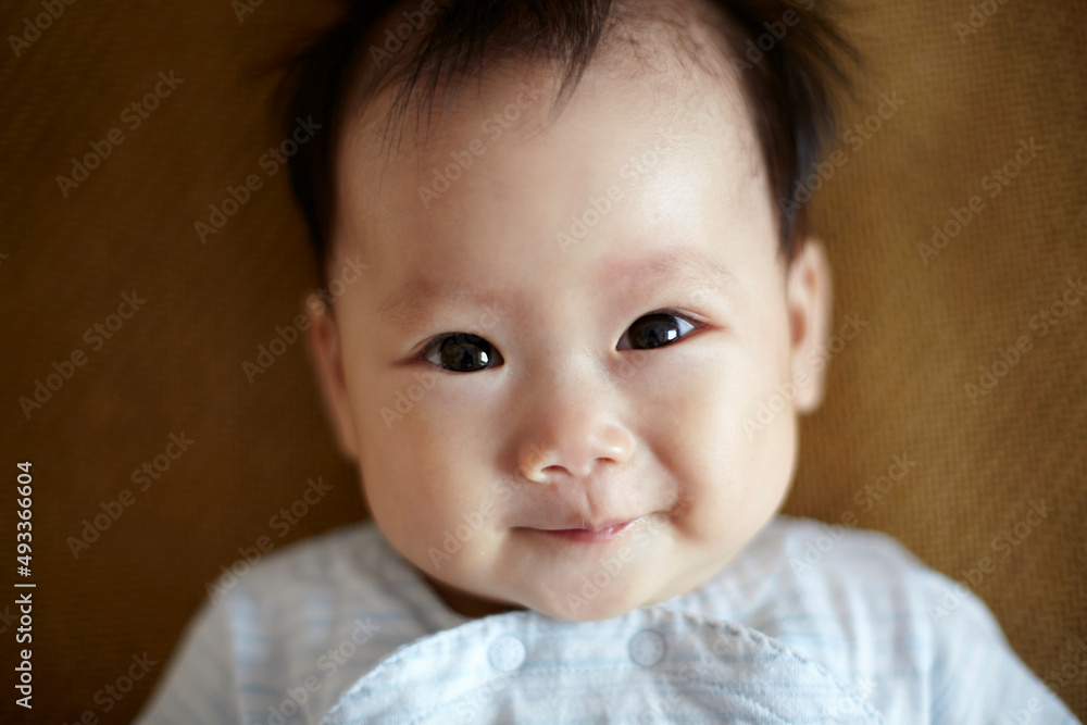 Closeup portrait of little cute asian baby
Closeup portrait of little cute asian baby