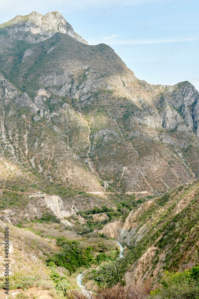 River running through a mountain landscape River running through a mountain landscape