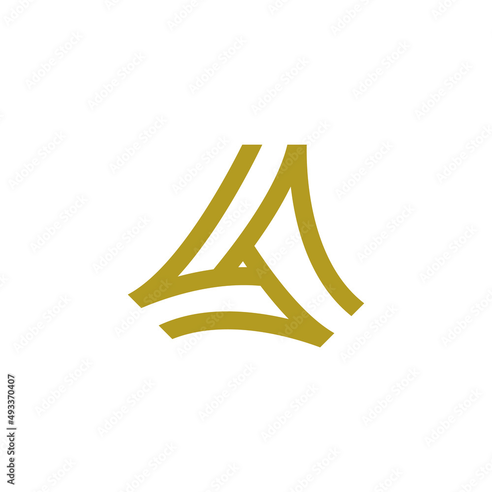 Awesome abstract logo of a triangle or letter A logo, this logo is great for various purposes Awesome abstract logo of a triangle or letter A logo, this logo is great for various purposes
