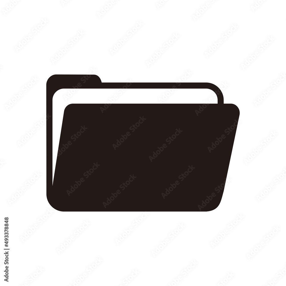 folder icon vector illustration sign folder icon vector illustration sign