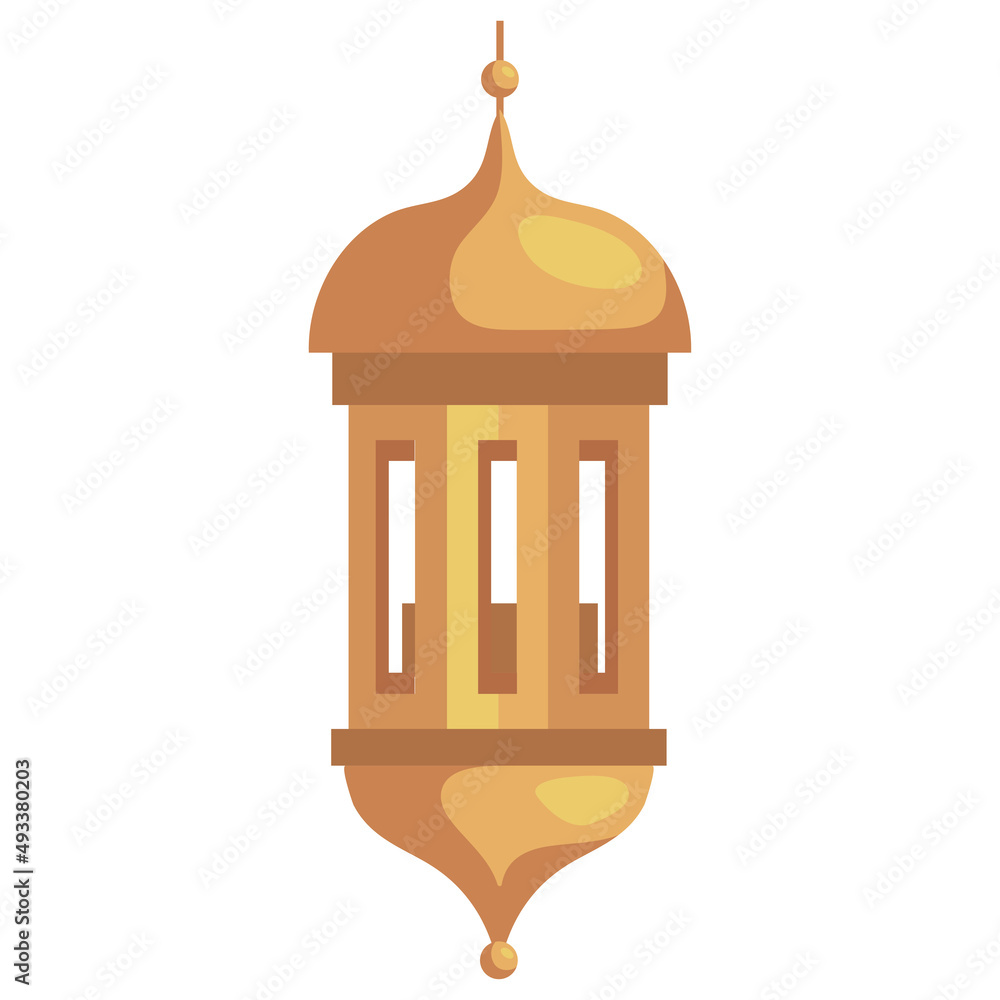 Obraz premium golden lantern hanging